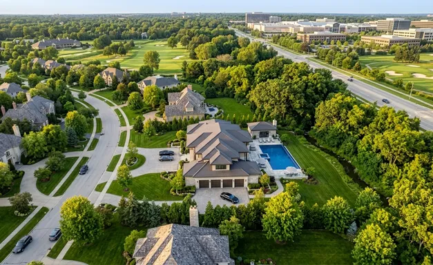 drone photography oakbrook